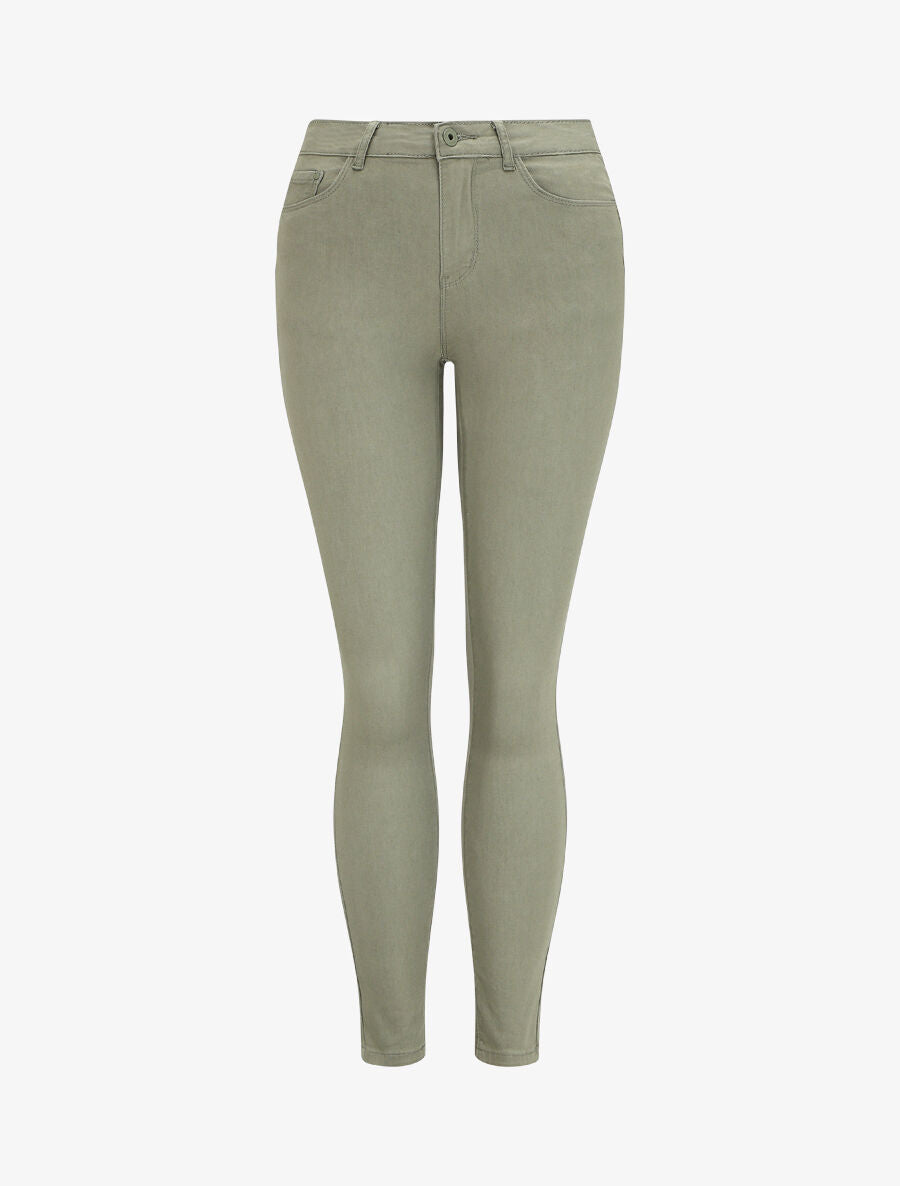 Jean slim uni push up - Kaki - 4