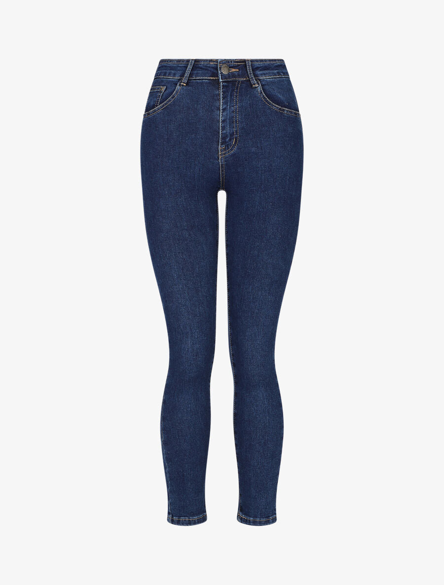 Jean slim push up - Bleu - 4