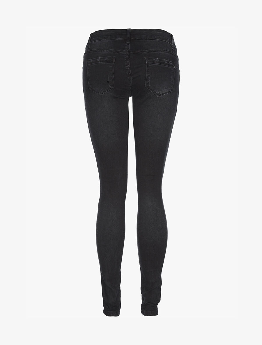 Jean cuisses matelassées - noir - 2