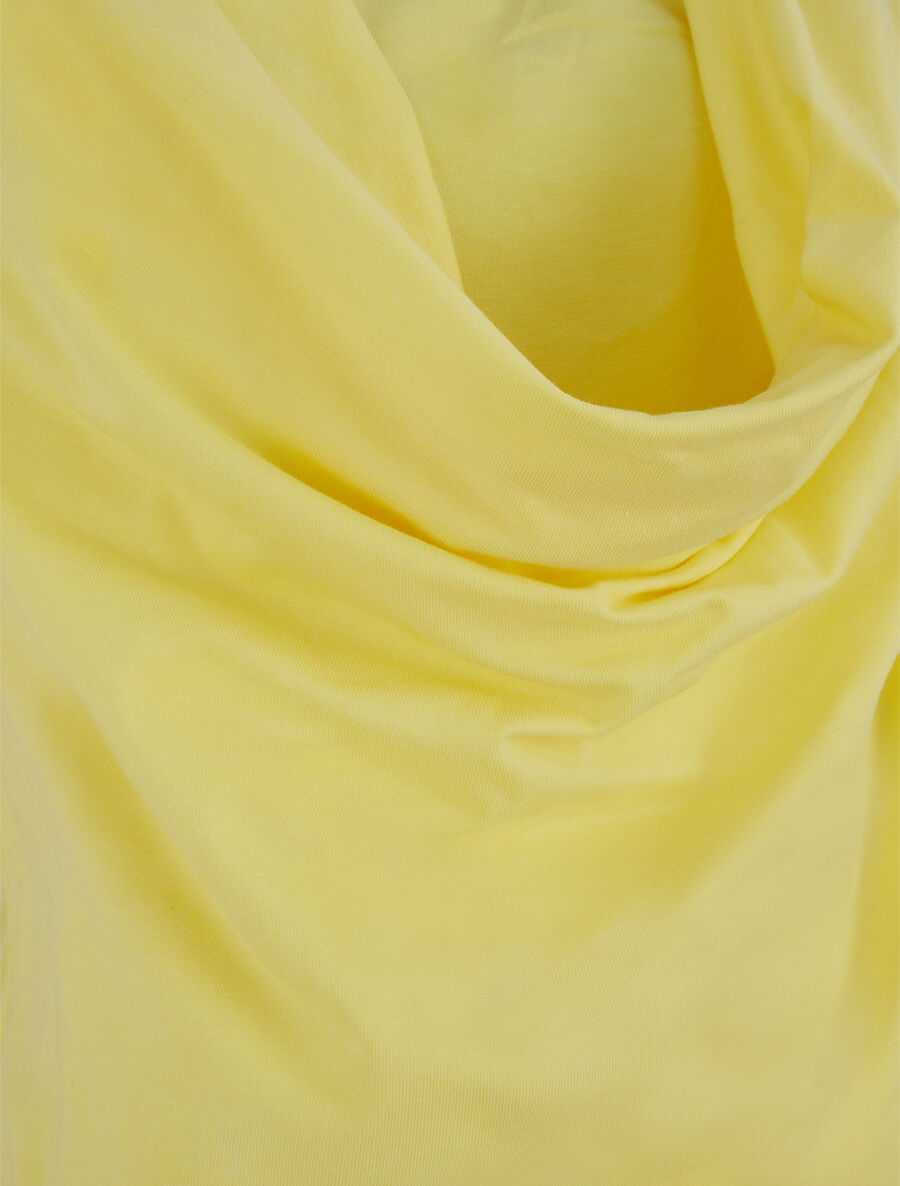 Combishort dos nu à revers - Jaune citron - 3
