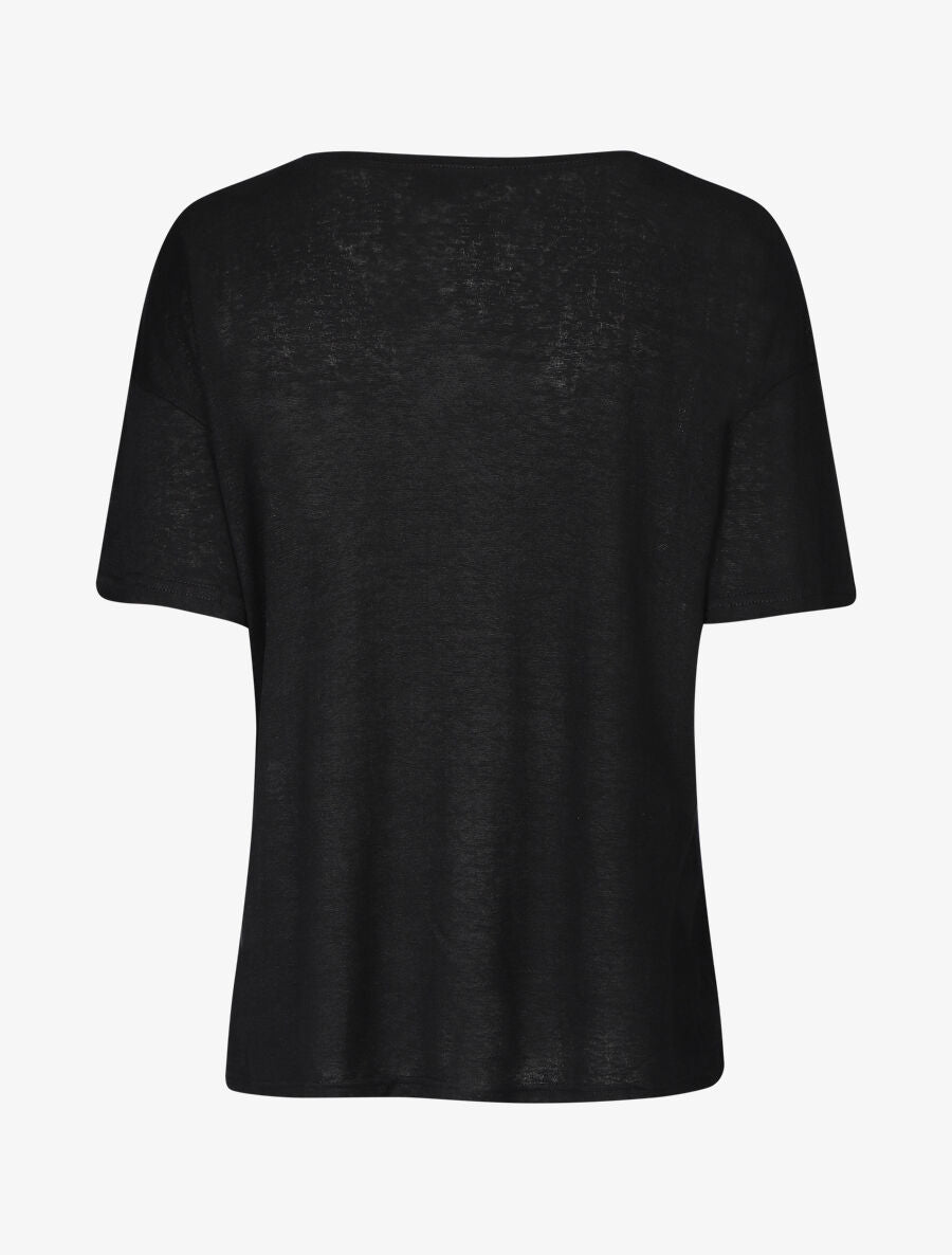 T-shirt lamé - Noir/bleu - 2