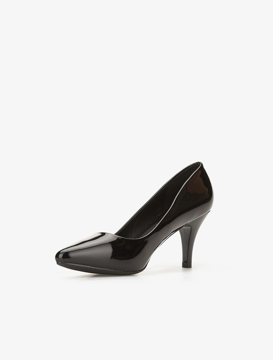 Babies unies basic vernis - Noir - 3