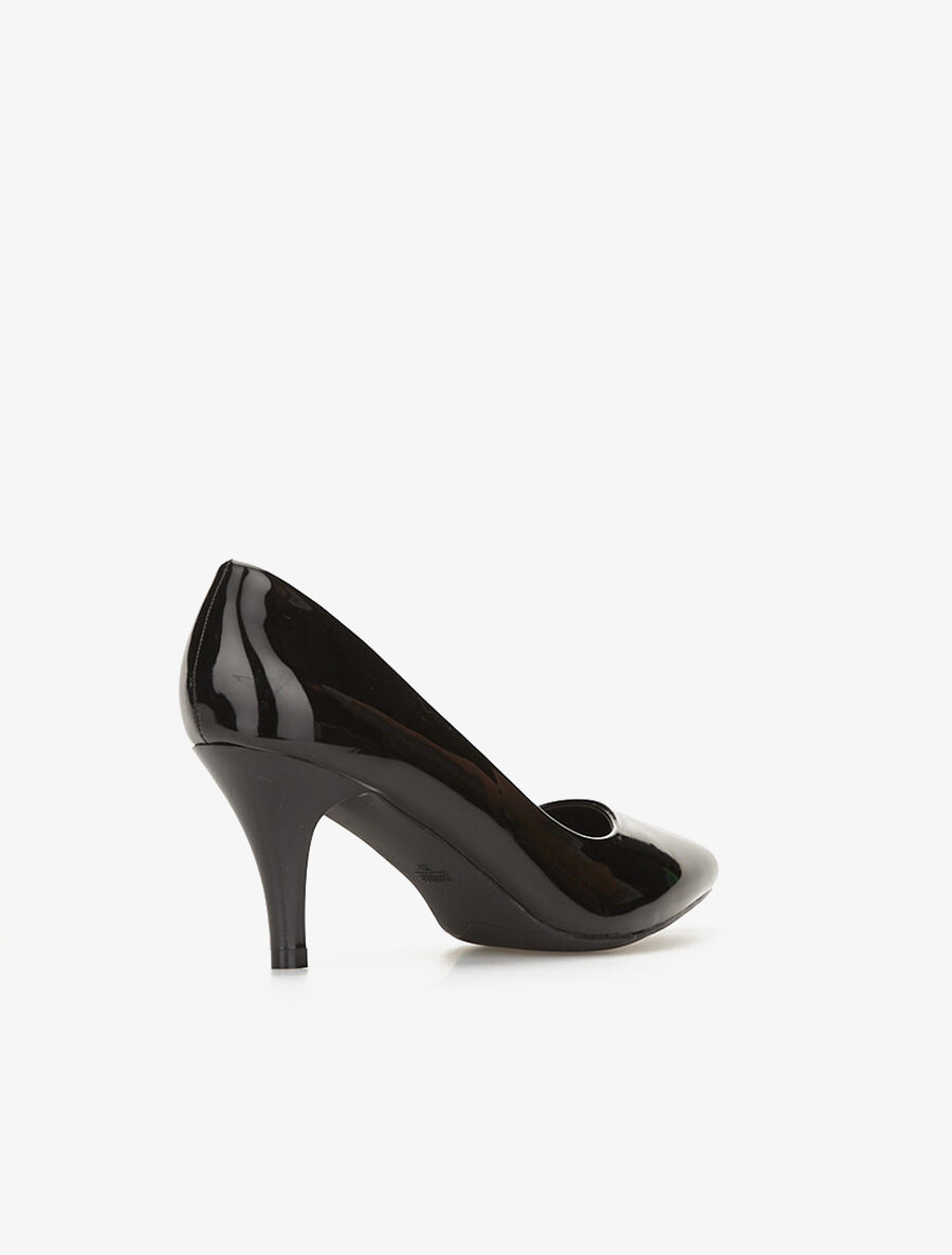Babies unies basic vernis - Noir - 4