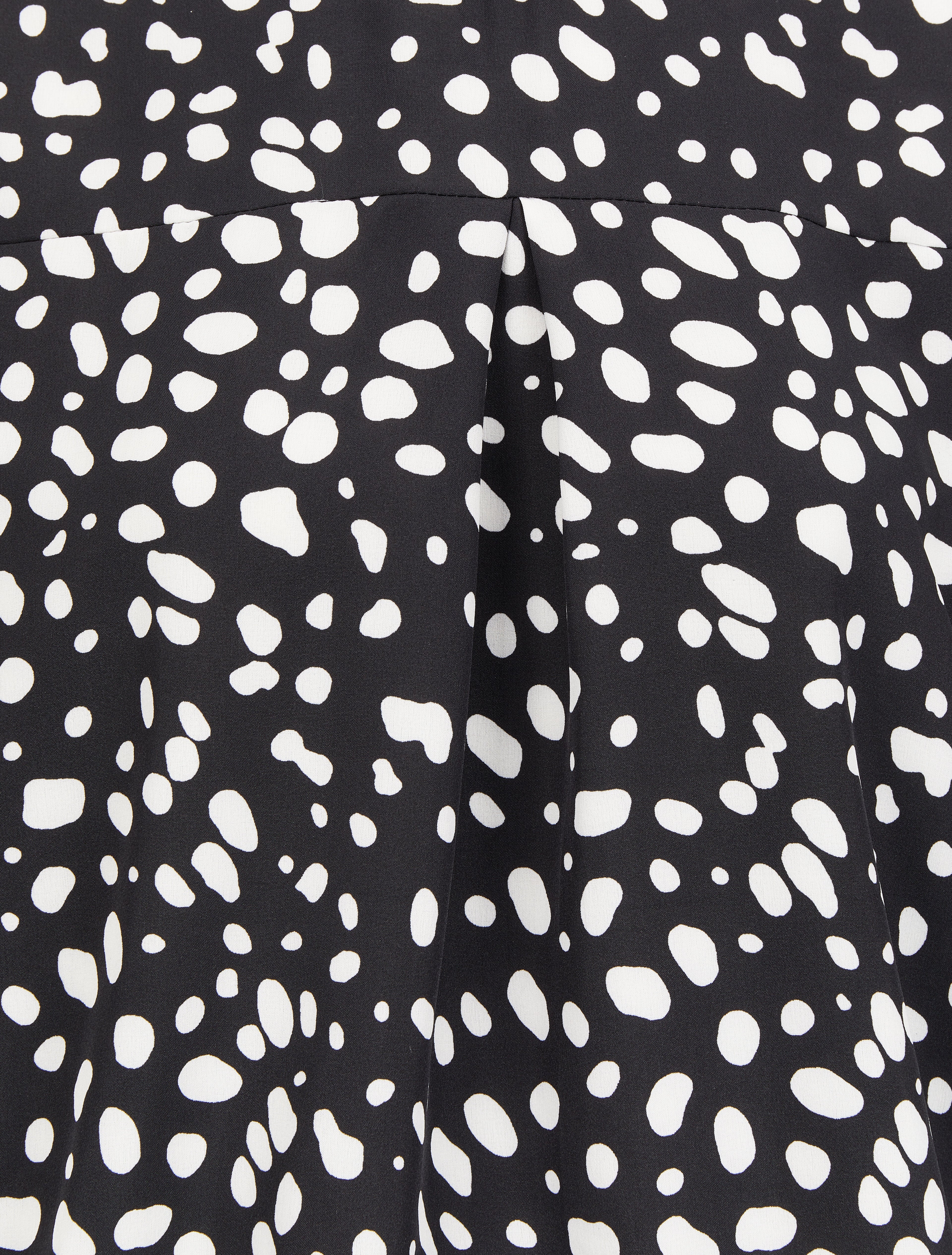 Top boule à imprimé dalmatien - Noir - 3