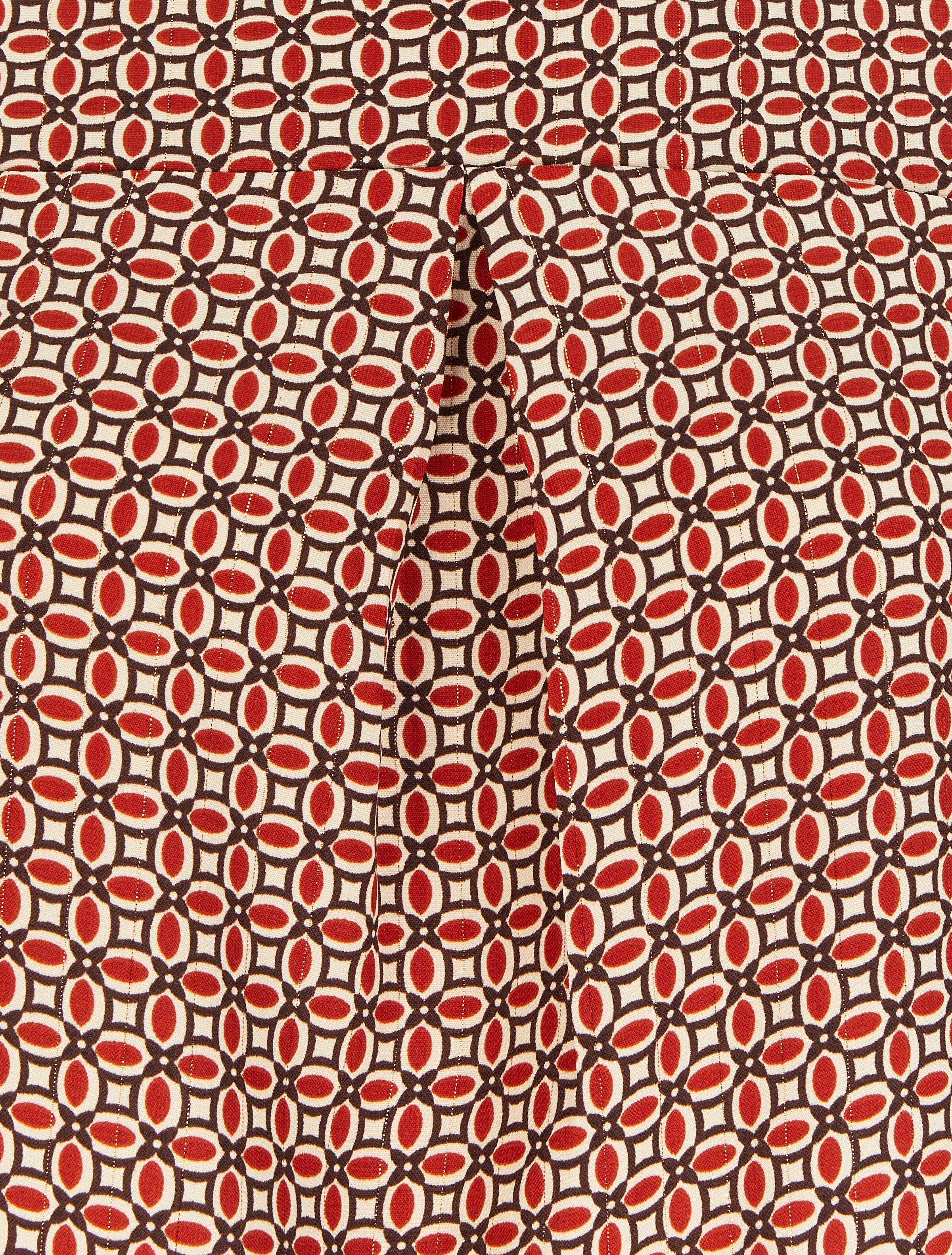 Blouse à motifs graphiques - Rouge - 3