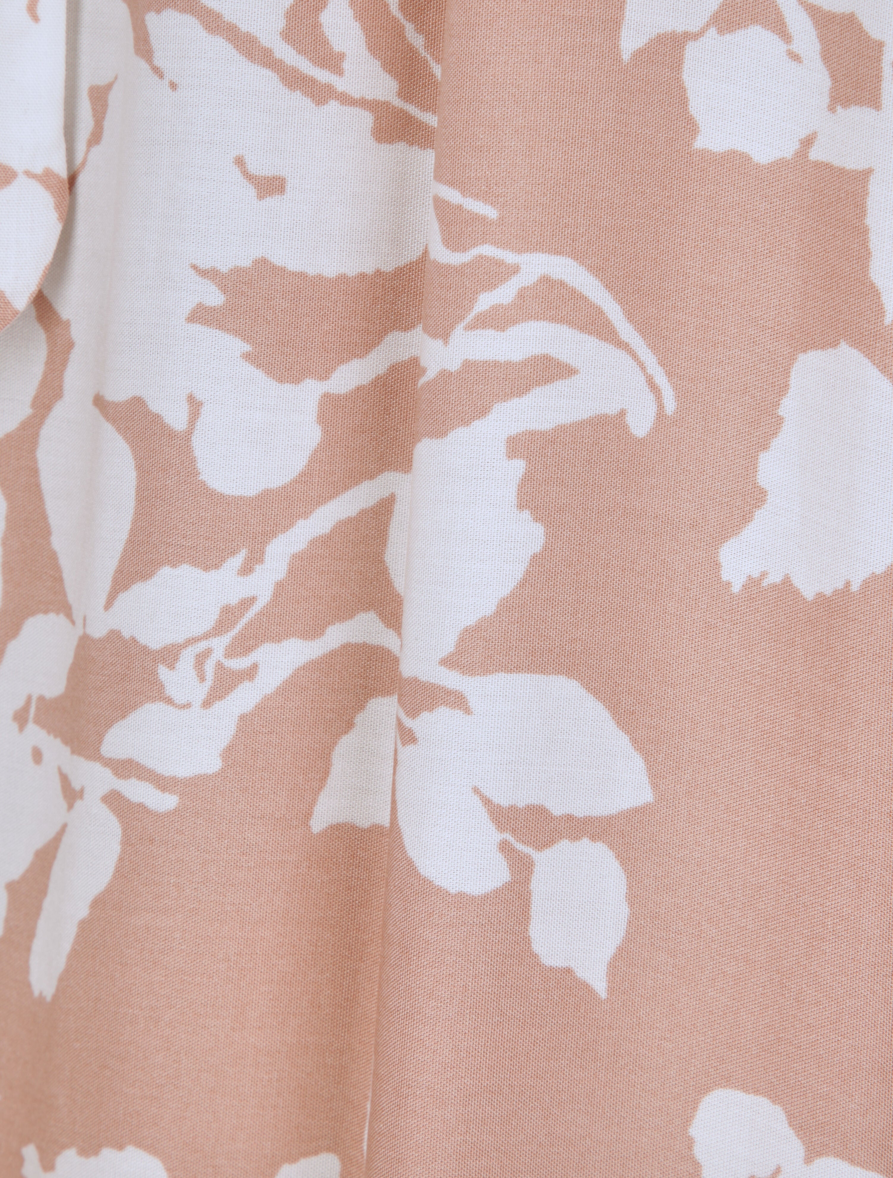 Robes longues à motifs fleurs graphiques - Rose/blanc - 4