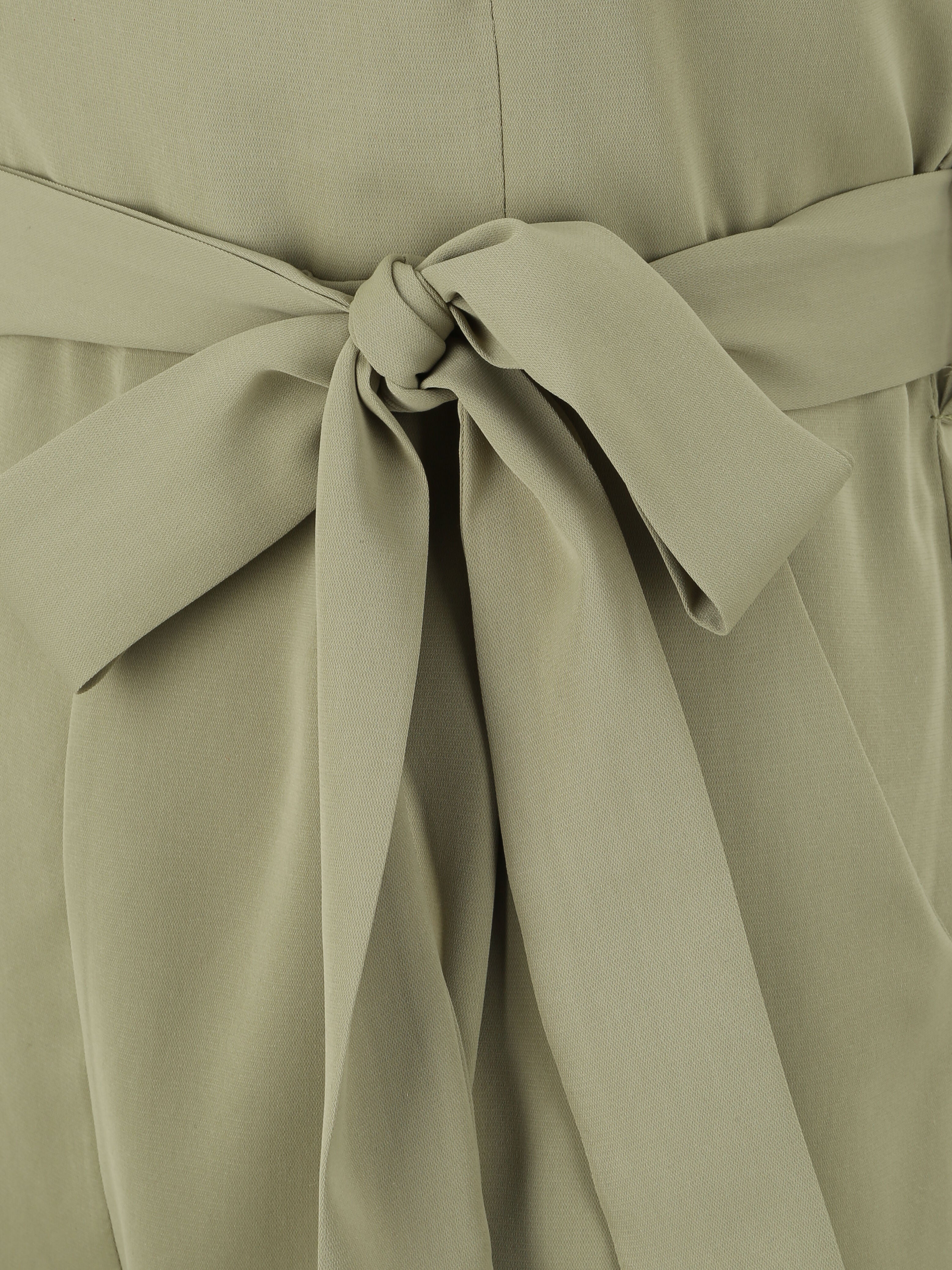 Combishort fluide unie - Kaki - 3