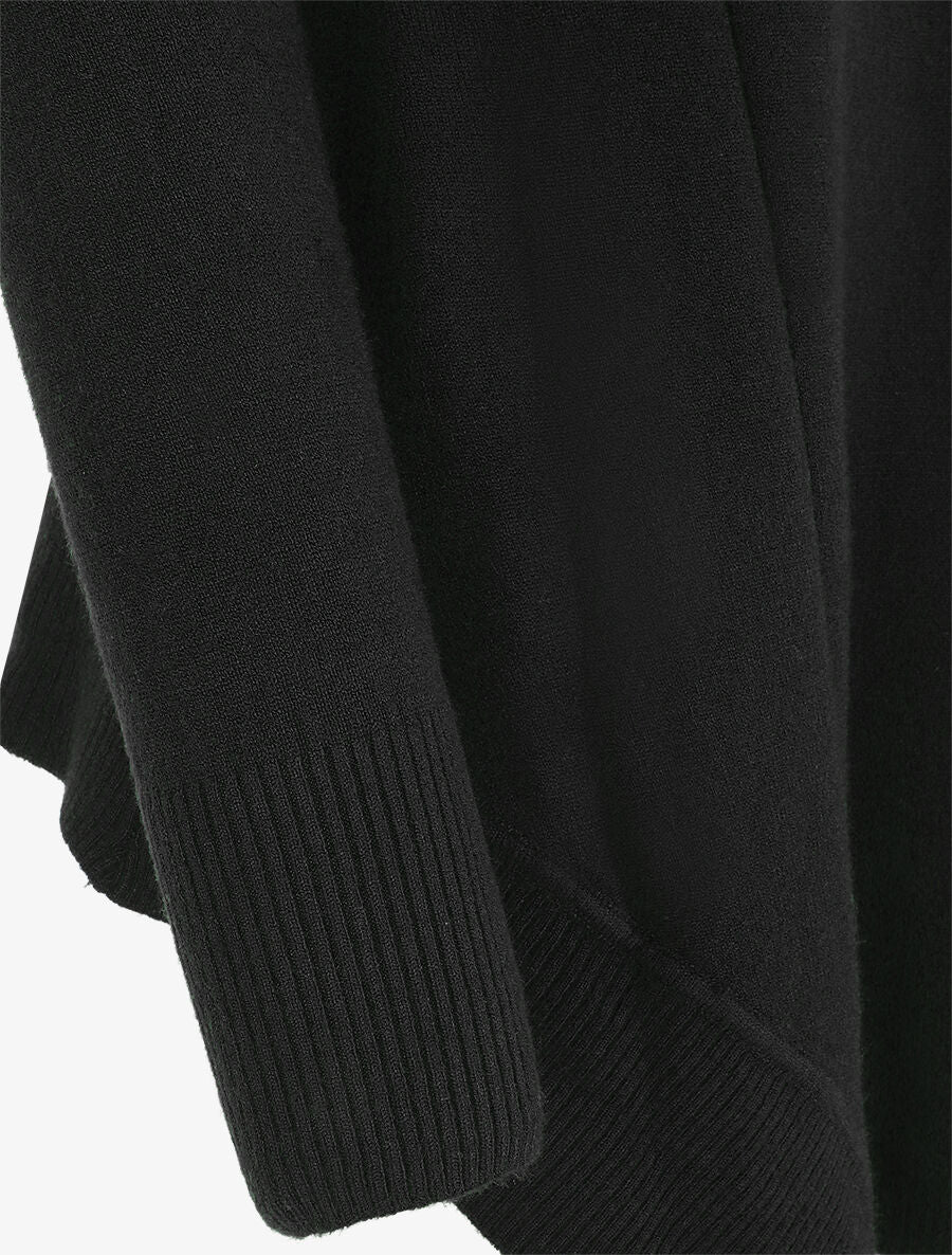 Gilet basique en maille - Noir - 3