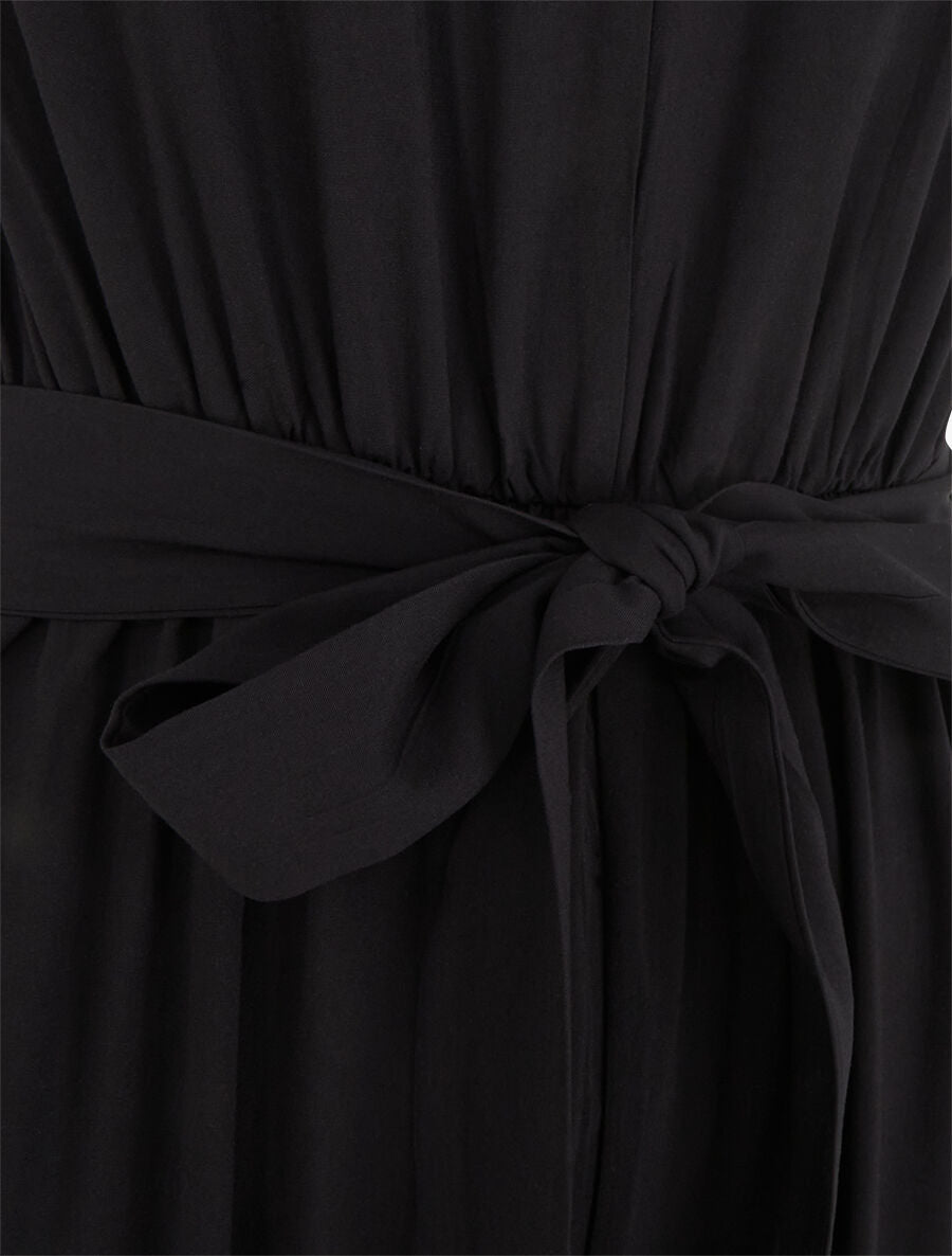 Combinaison fluide ceinturée - Noir - 3