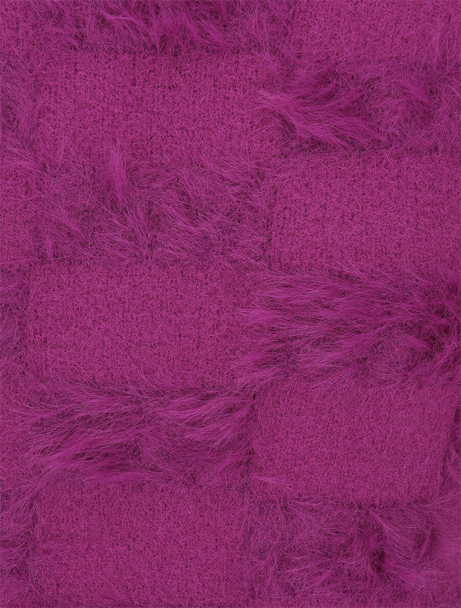 Pull uni style mohair - Fushia - 3