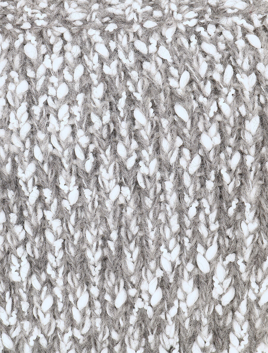 Pull en maille effet moucheté - Gris - 3