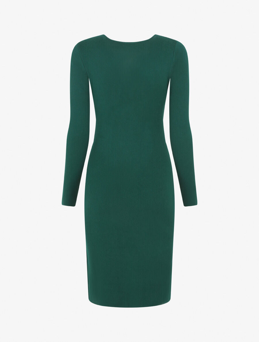 Robe pull à ceinture strassé trompe-l&