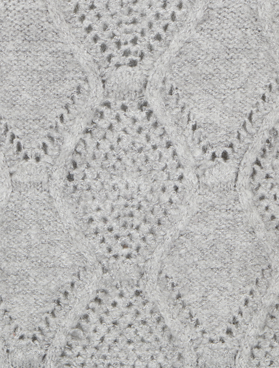 Pull duveteux oversize - Gris - 3