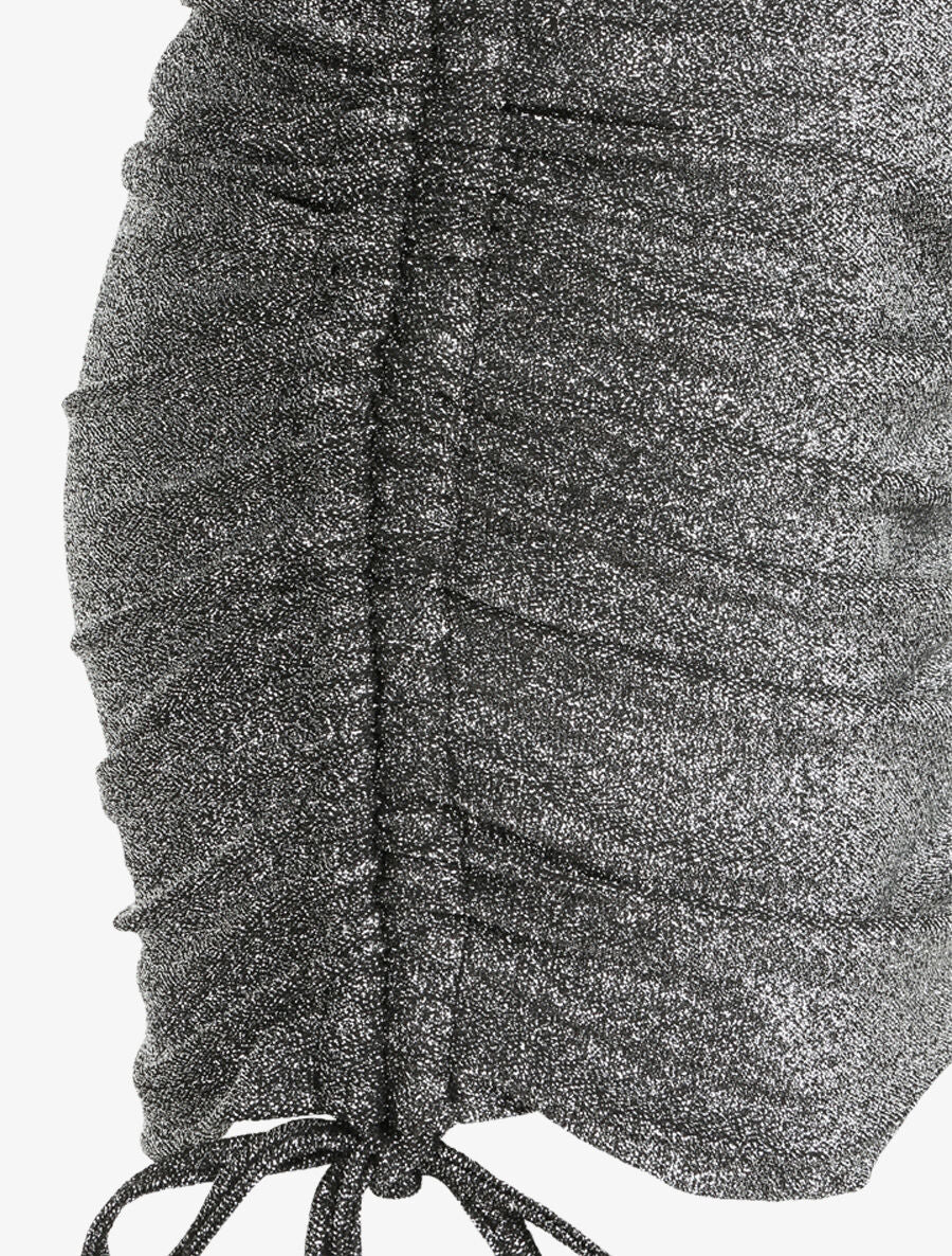 Robe irisée à bords retroussables - Argent - 3