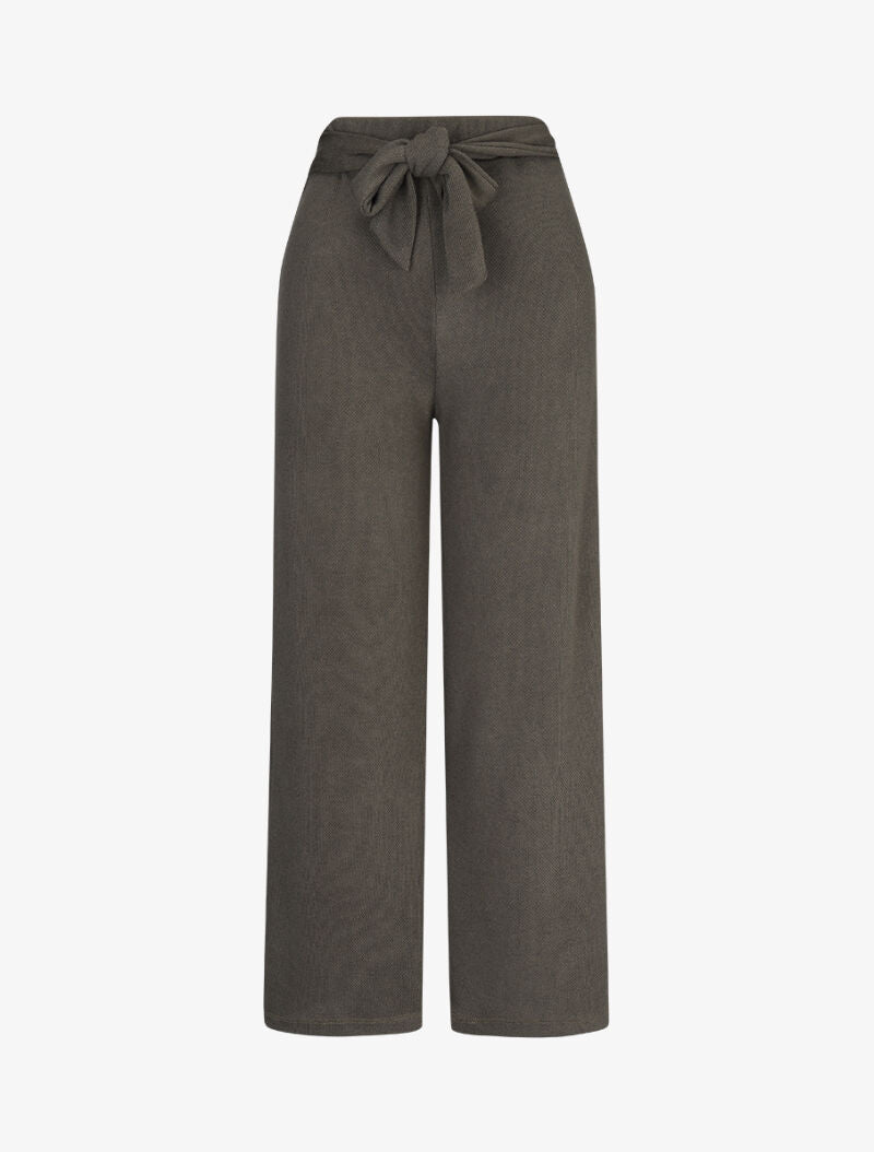 Pantalon à effet nid d&