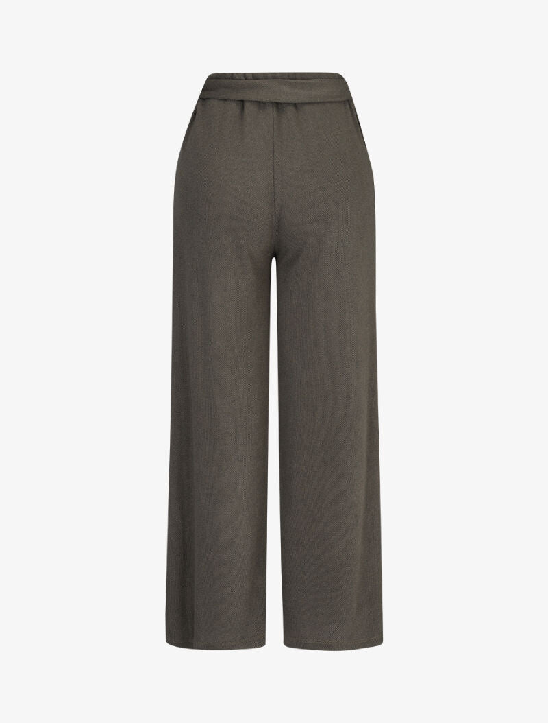 Pantalon à effet nid d&