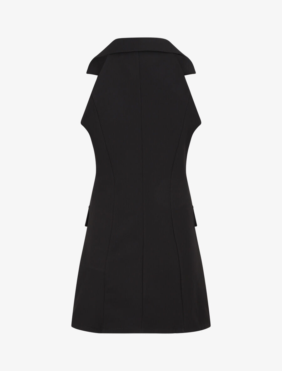 Veste croisée sans manches - Noir - 2