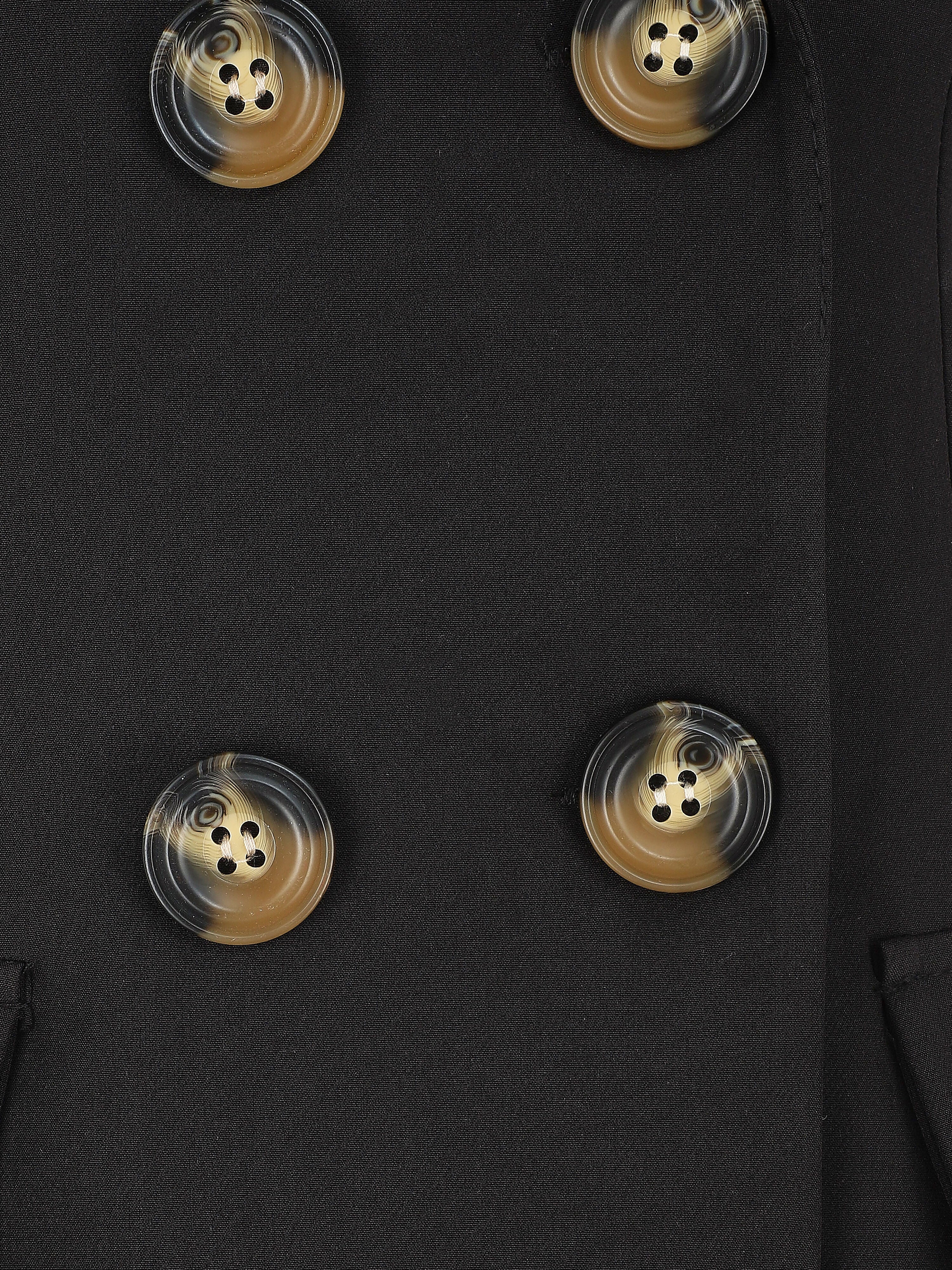 Veste croisée sans manches - Noir - 3
