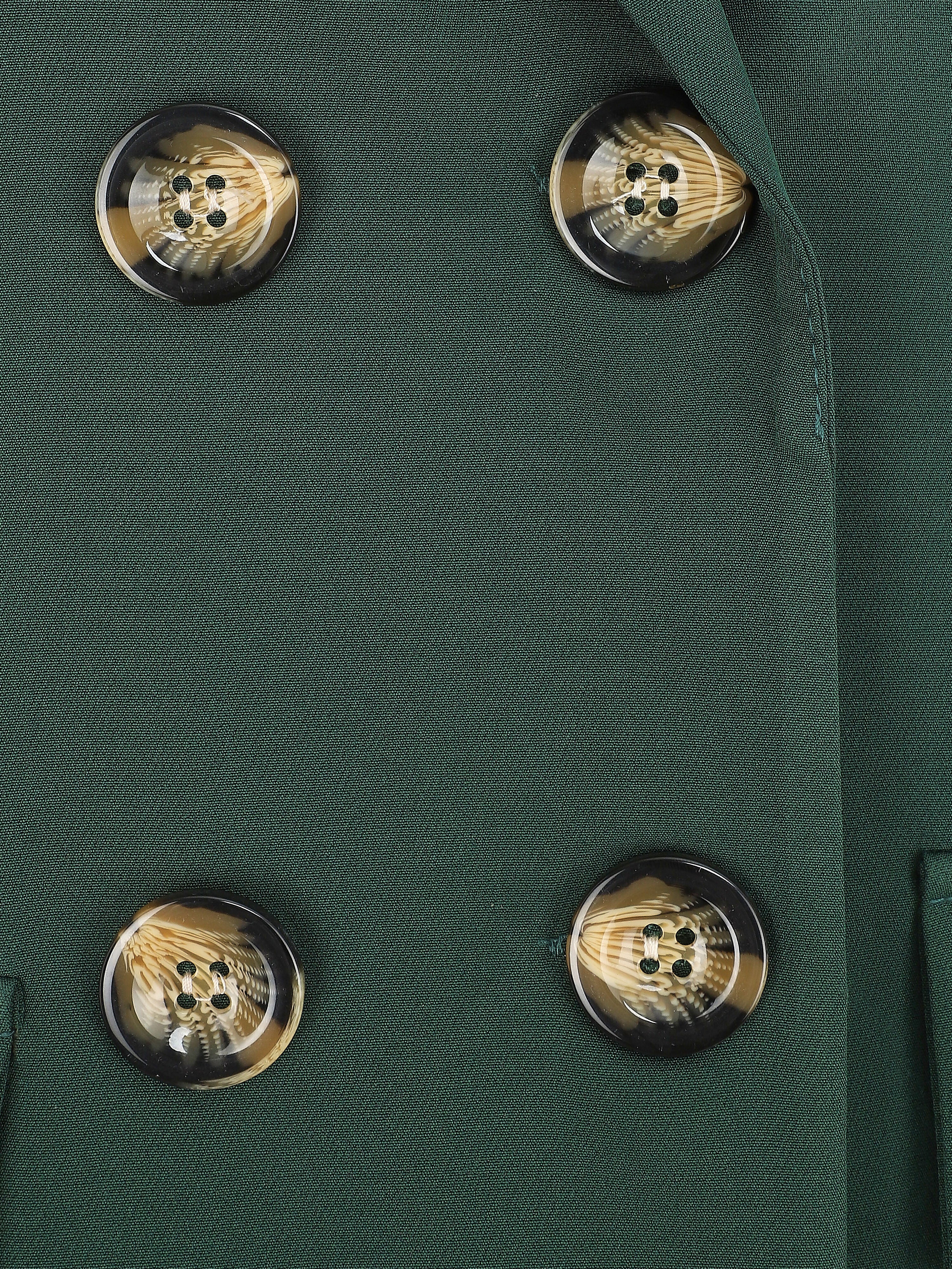 Veste croisée sans manches - Vert - 3