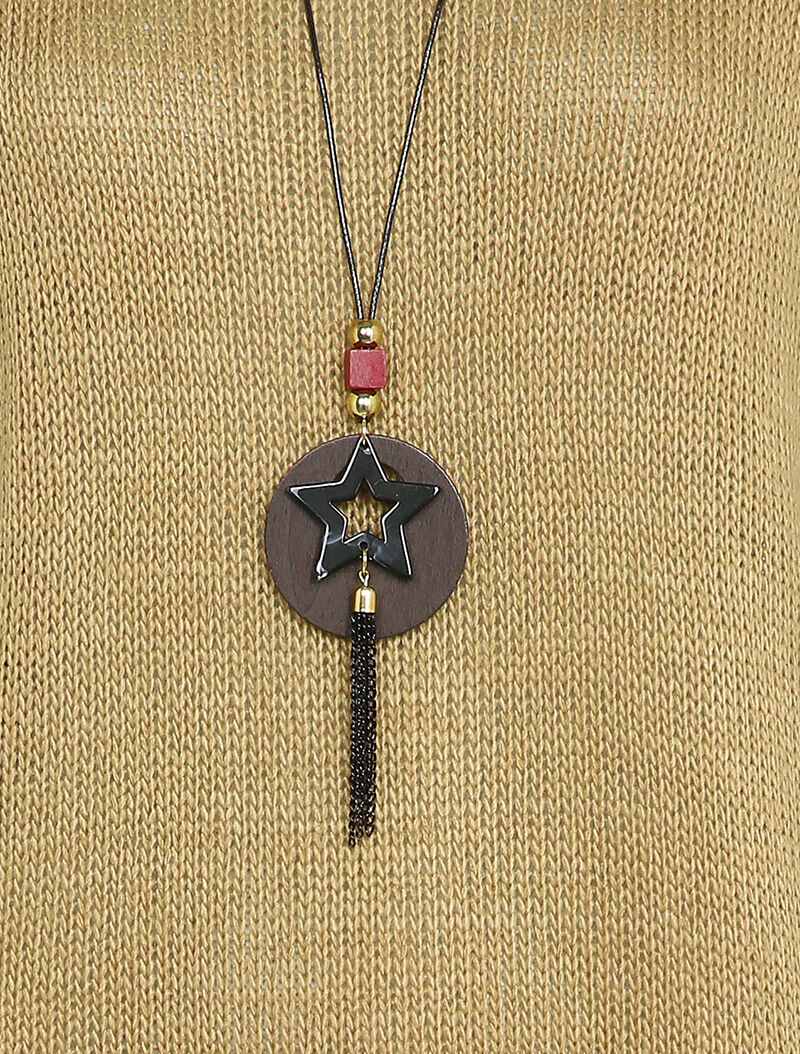 Pull loose à dos long et col bateau - Camel - 3