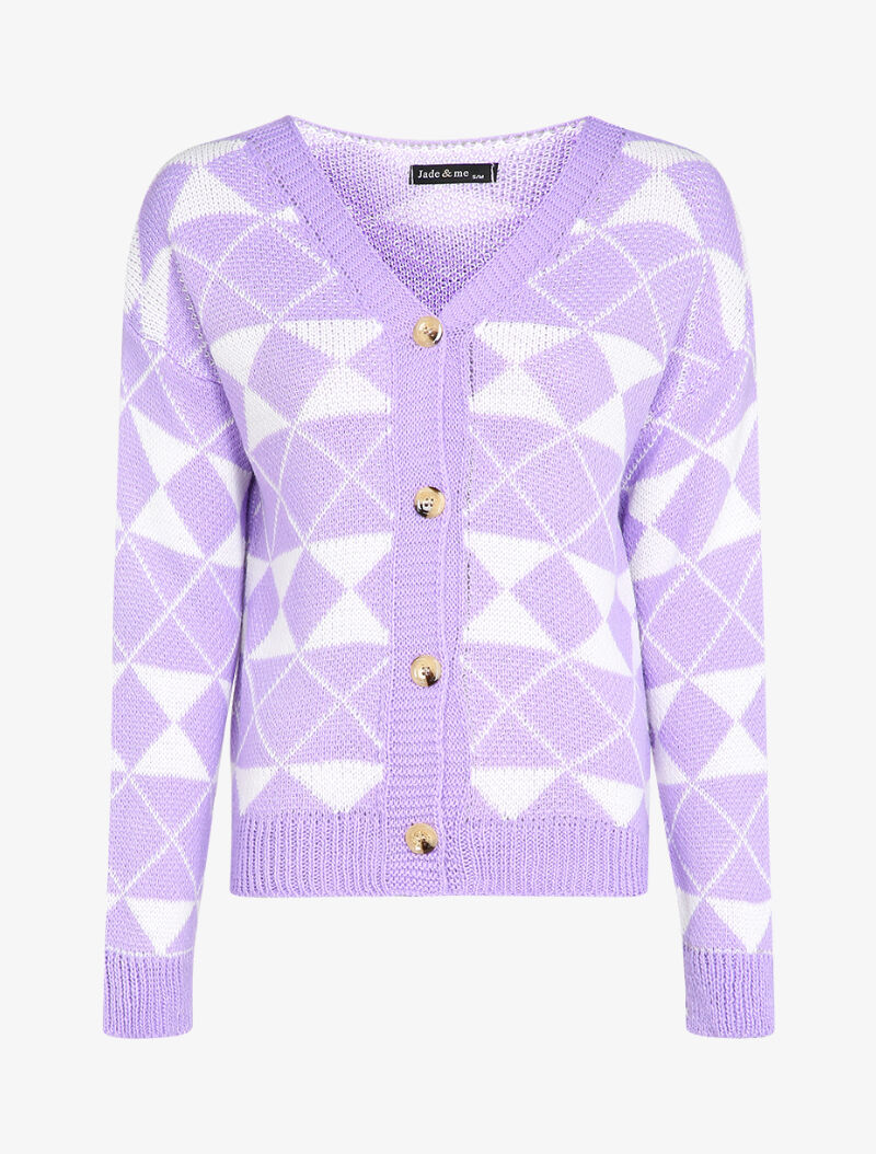 Nanette | Cardigan tendance au design géométrique - Paul & Julie Nanette | Cardigan tendance au design géométrique - Paul & Julie