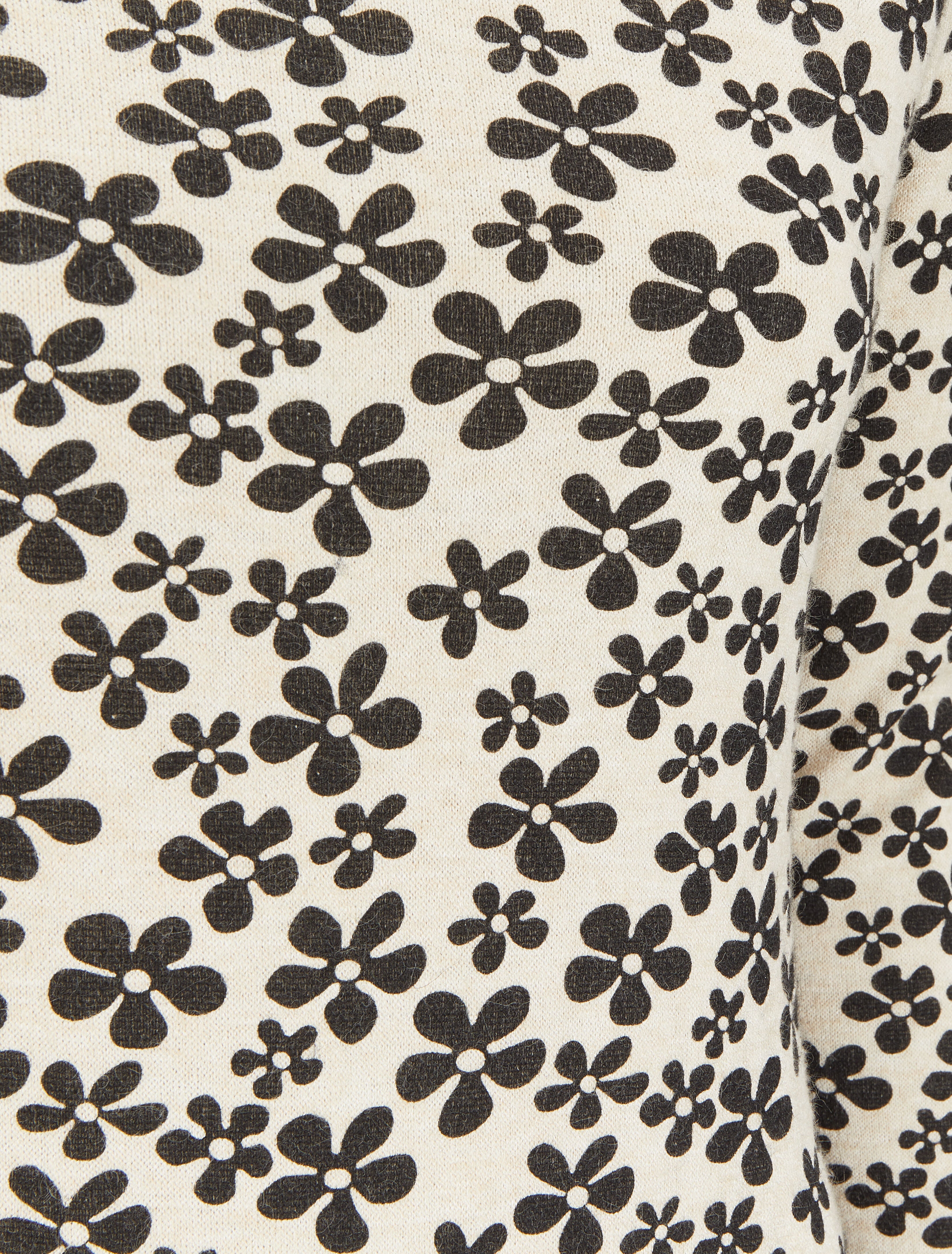 Robe dos nu à imprimé fleuri - Beige/noir - 3