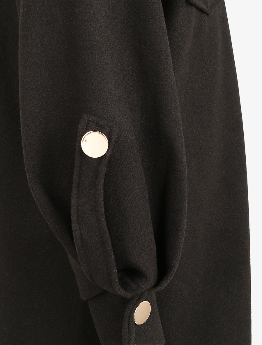 Veste à détails dorés - Noir - 3
