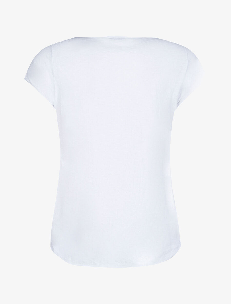 T-shirt let it rock - blanc - 2