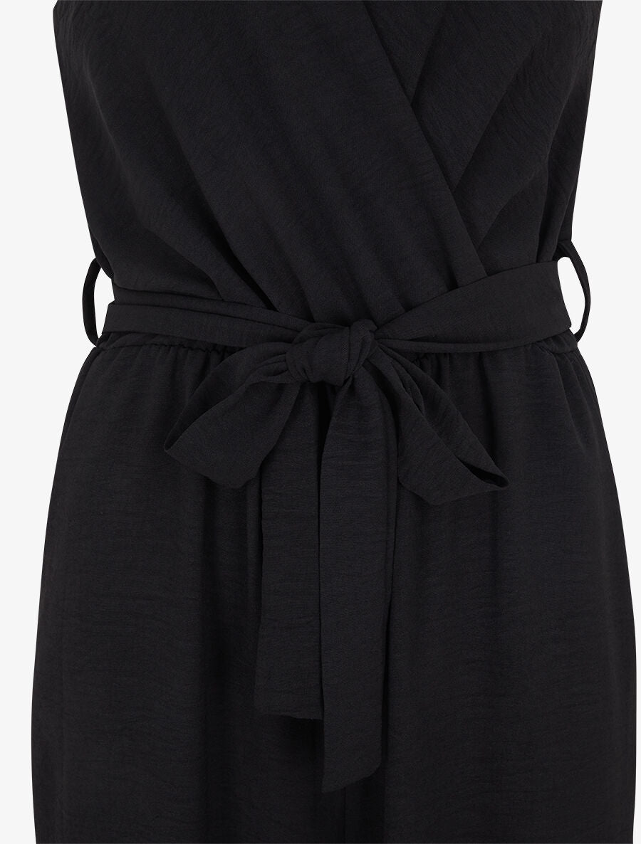 Combinaison cache coeur et broderie au dos - Noir - 3