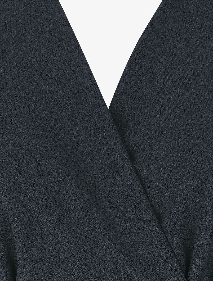 Combinaison évasée sans manches - Marine - 3