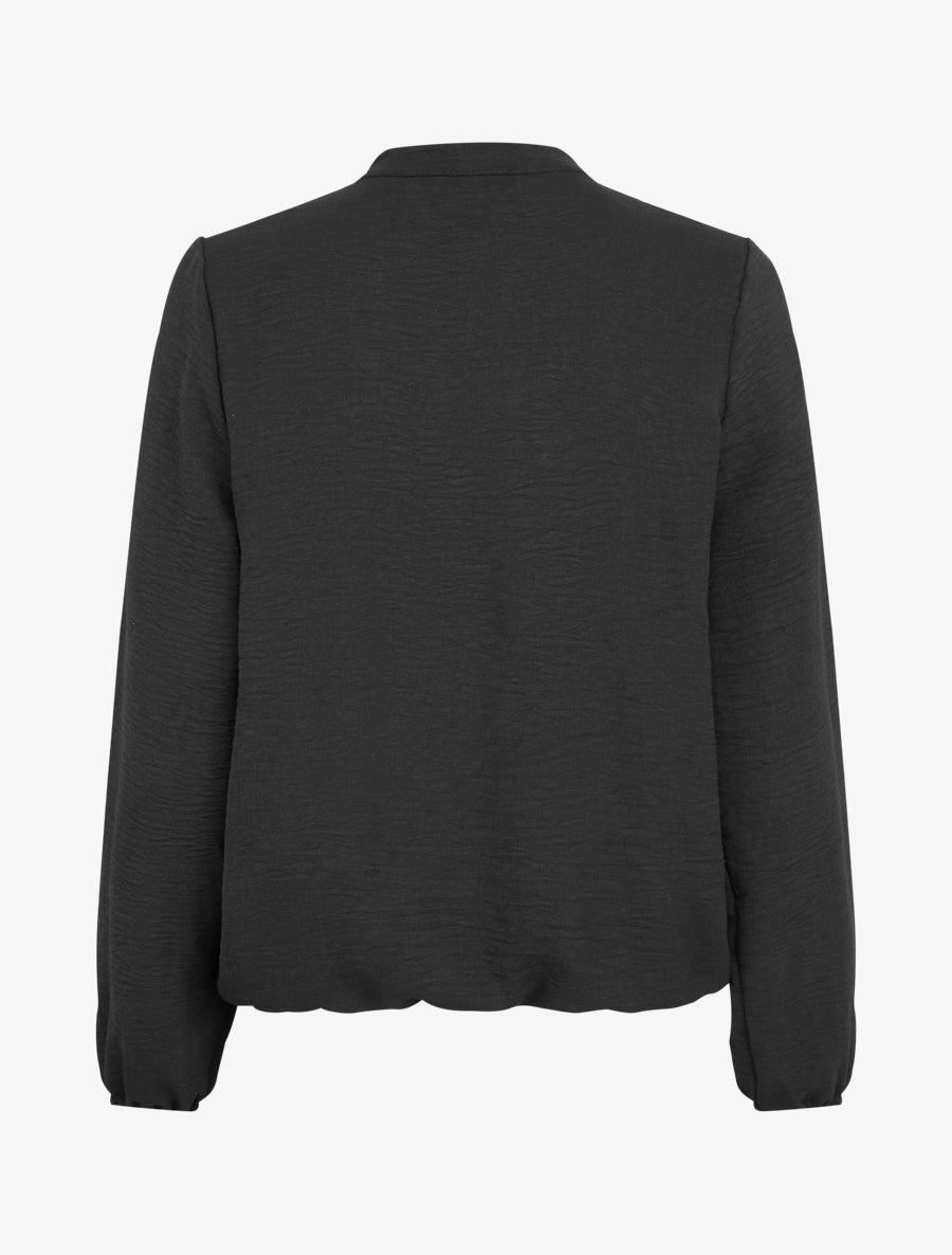 Blouse à détails brodés - Noir - 2