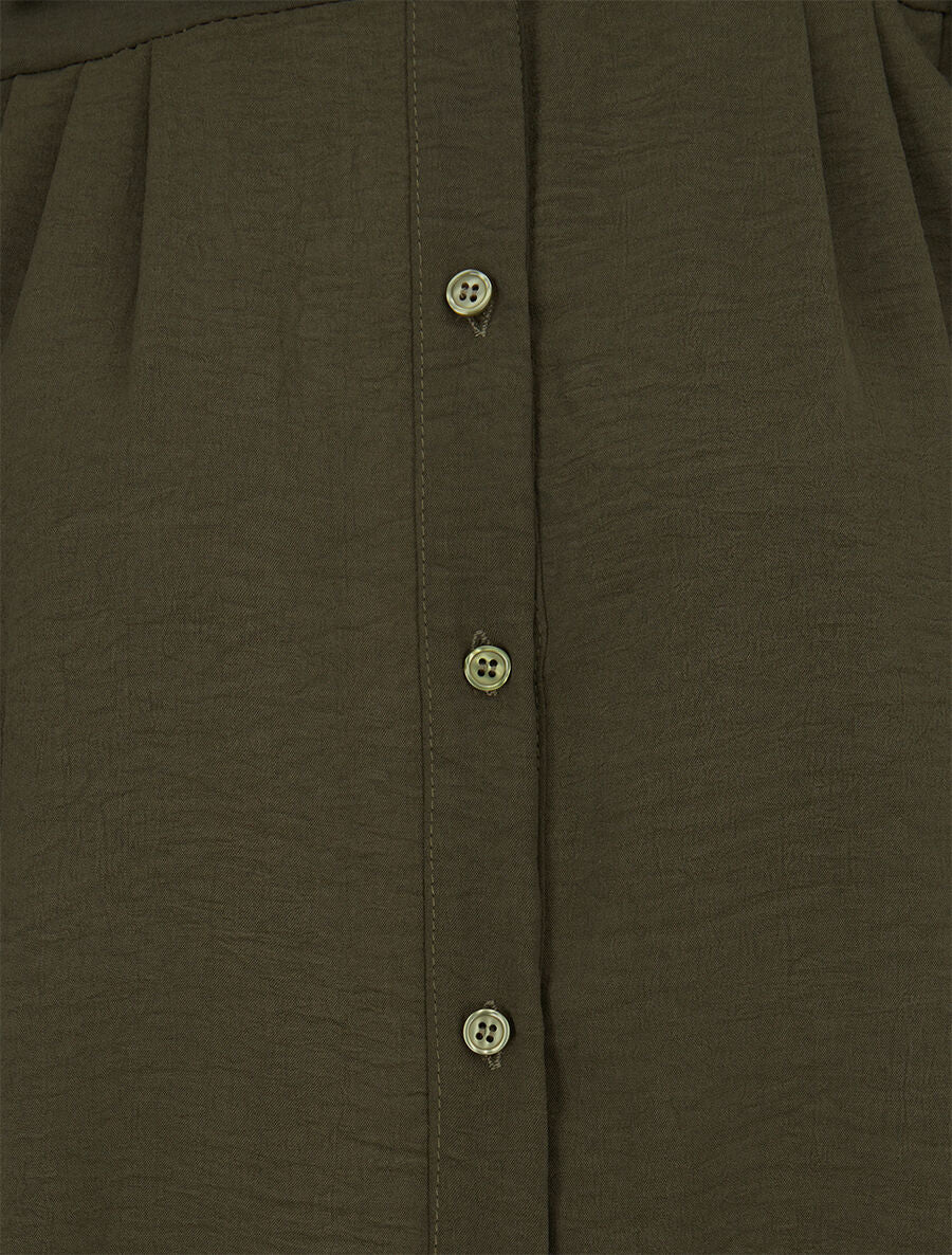 Chemise ample classique - Kaki - 3