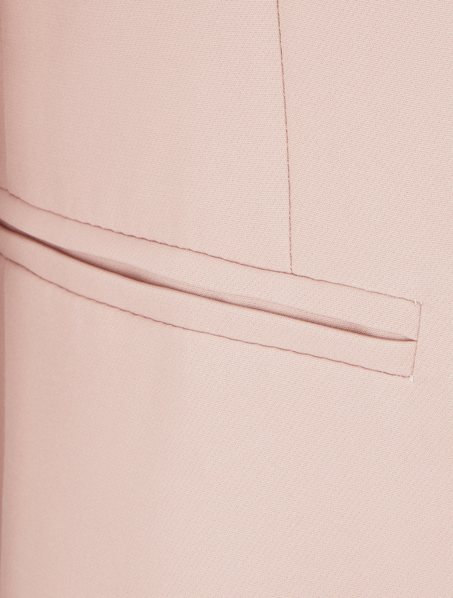 Blazer uni basique - Rose poudré - 3