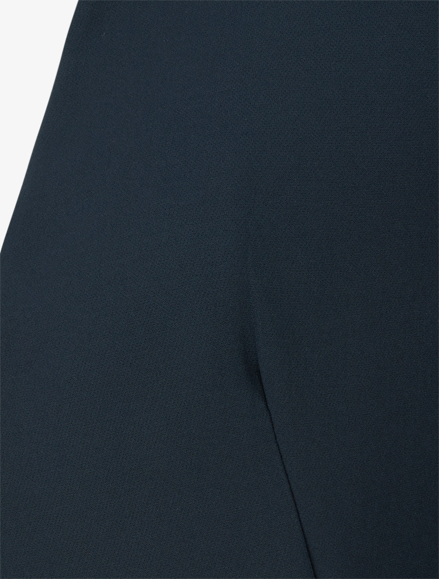 Veste unie à poches décoratives zippées - Marine - 3