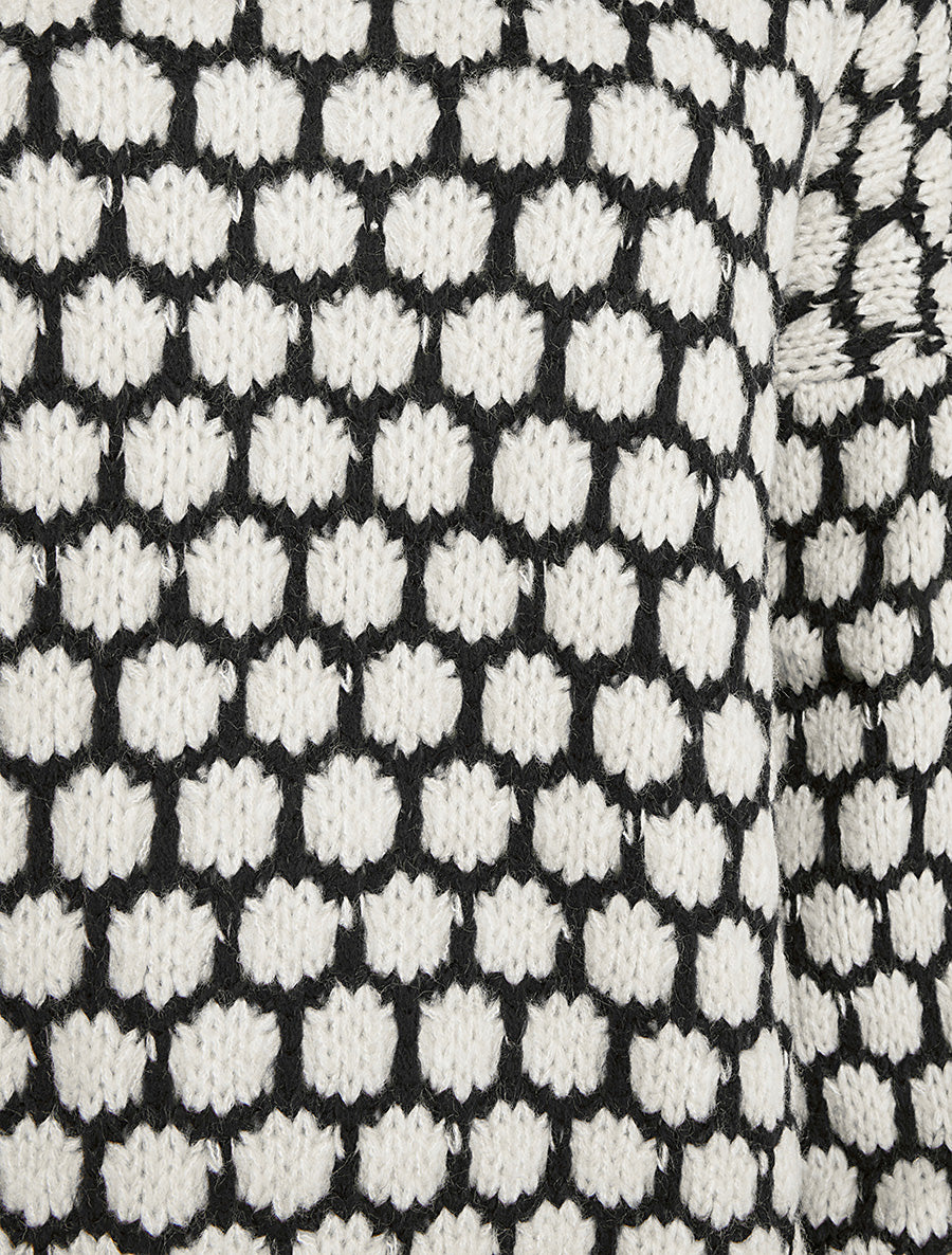 Pull en grosse maille à motif nid d&