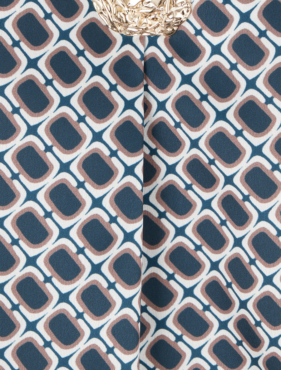 Blouse satinée imprimé 70&