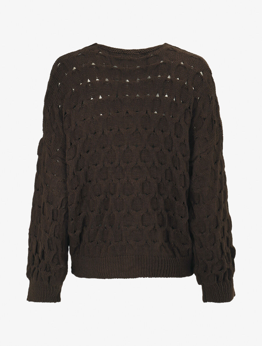 Gilet uni boutonné - Marron - 2