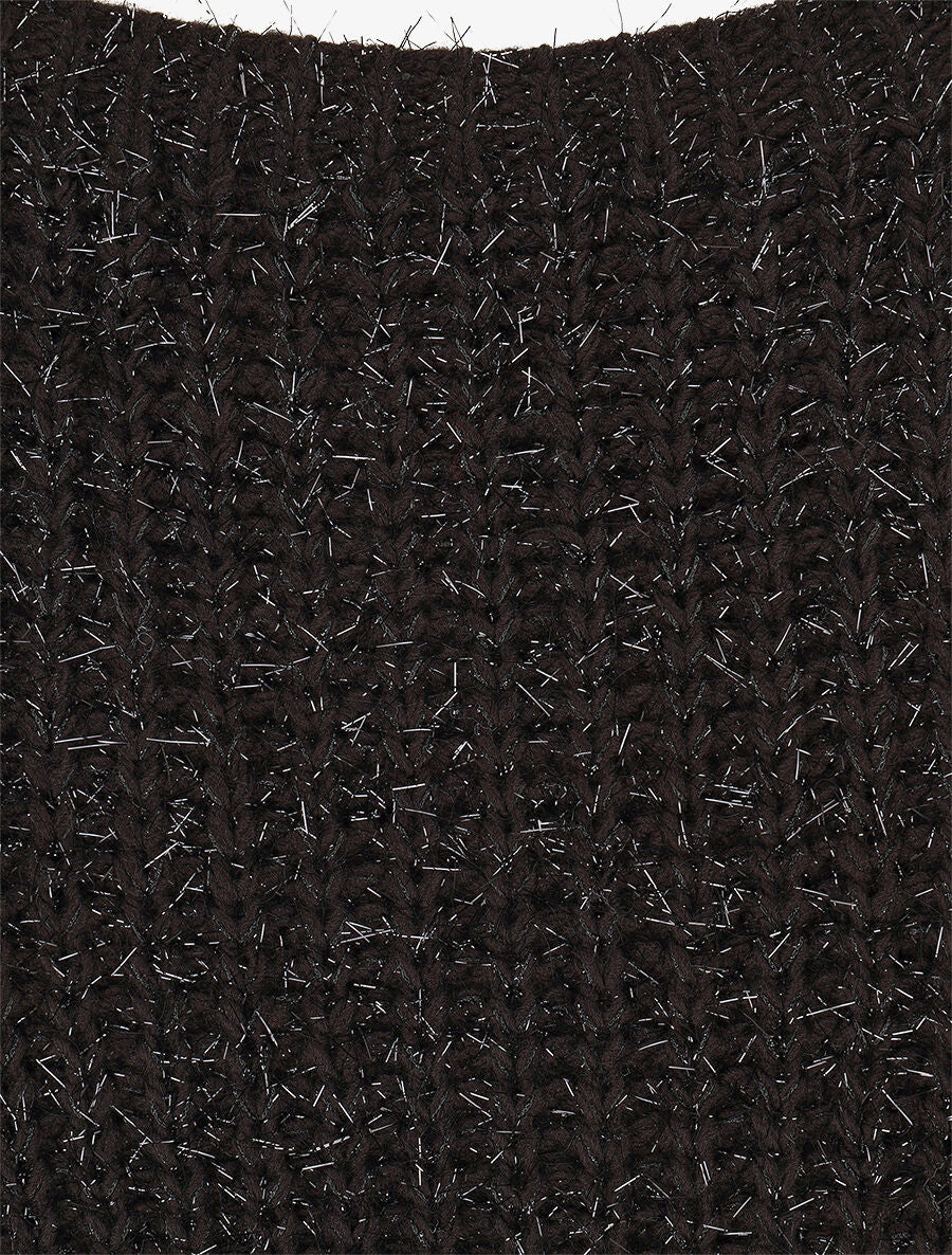 Pull en maille irisée - Noir - 3