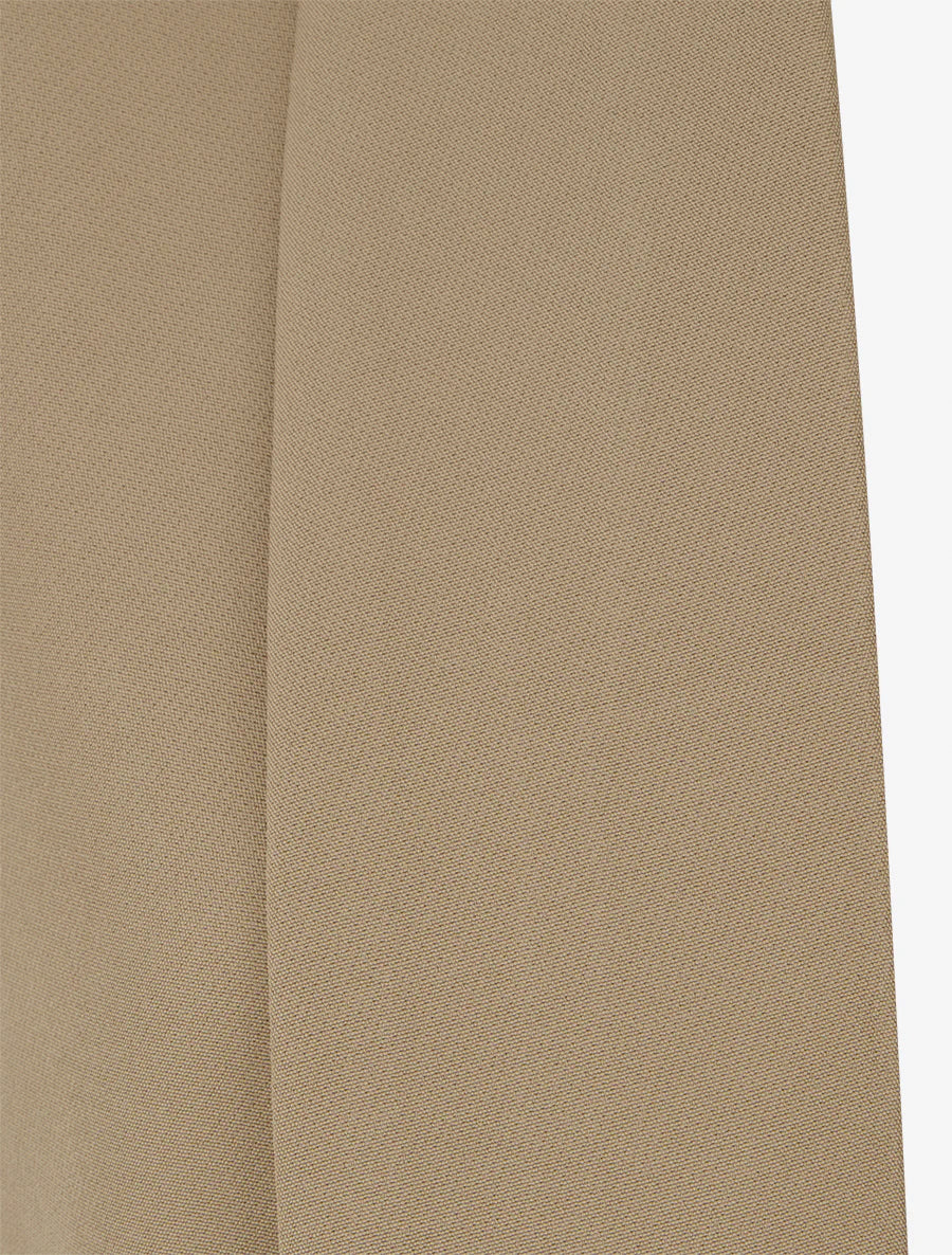 Blazer uni à manches froncées - Taupe