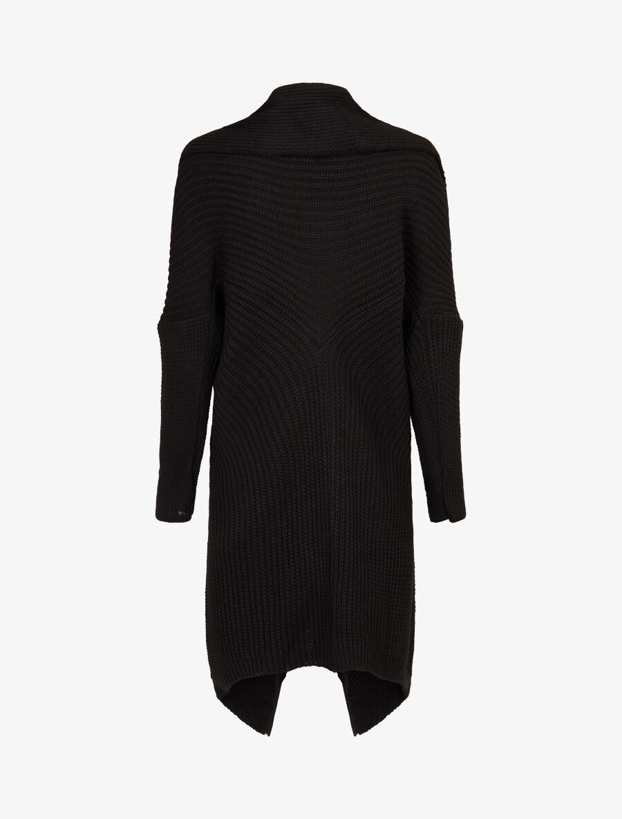 Gilet oversize ouvert - Noir - 2