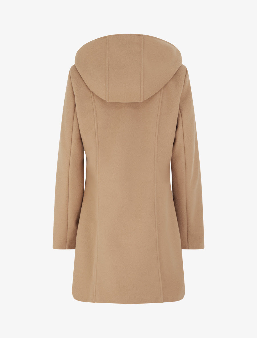 Duffle-coat droit long - Camel - 2