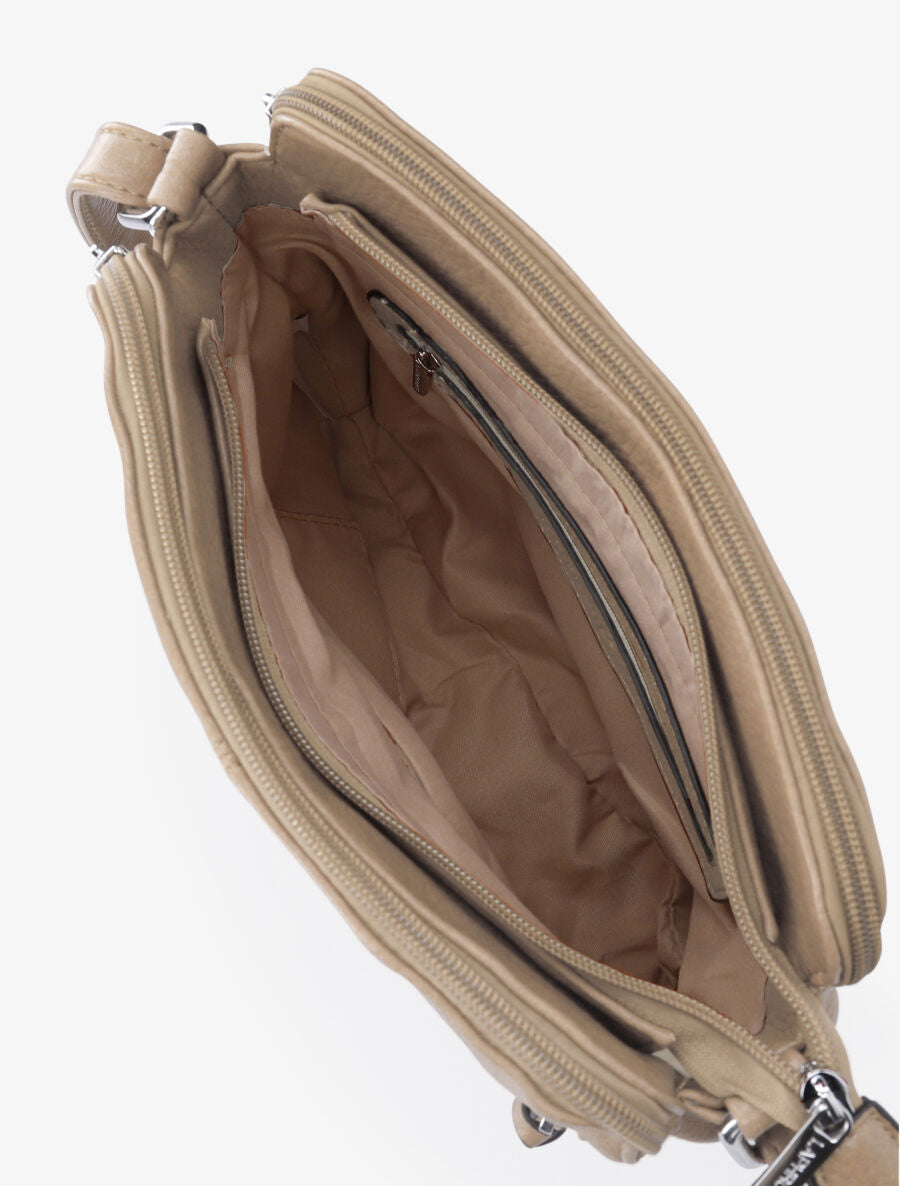 Sac besace Amara - Beige - 5