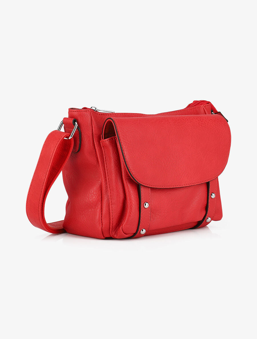 Sac bandoulière Célia - Rouge - 3