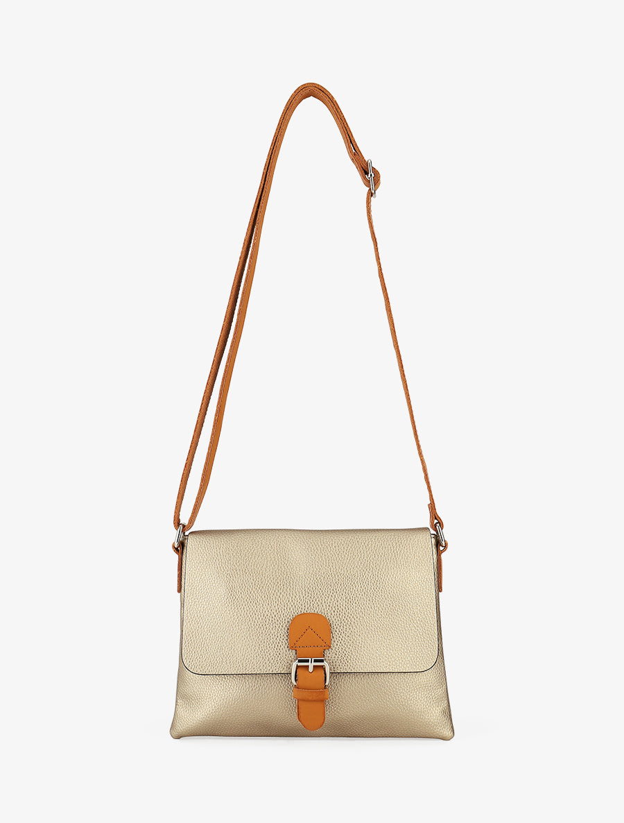 Sac à bandoulière Karine - Taupe irisé - 3