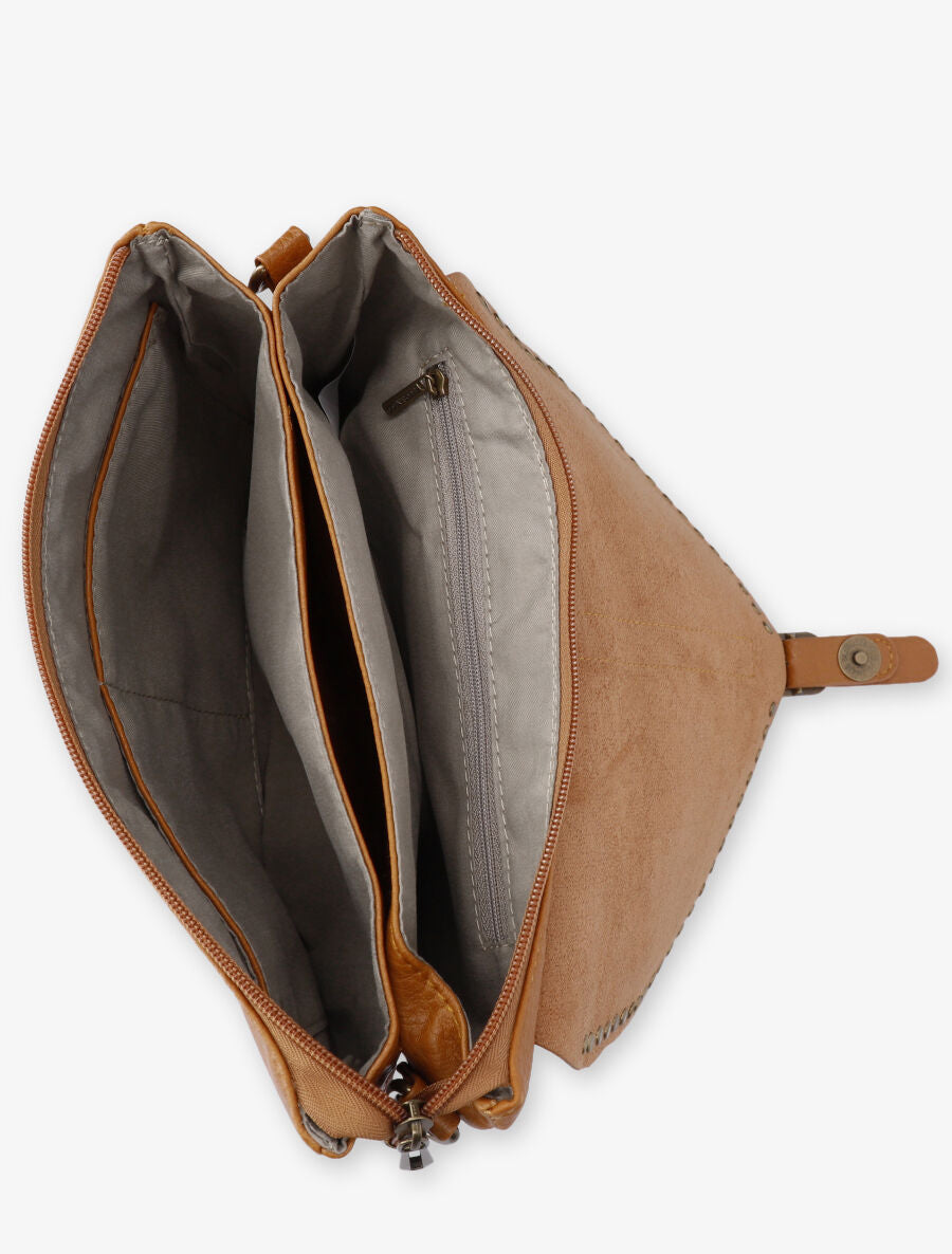 Sac besace Jelena - Jaune moutarde - 6