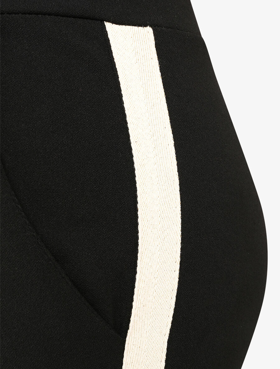 Pantalon jogger slim 7/8 taille haute - Noir - 4