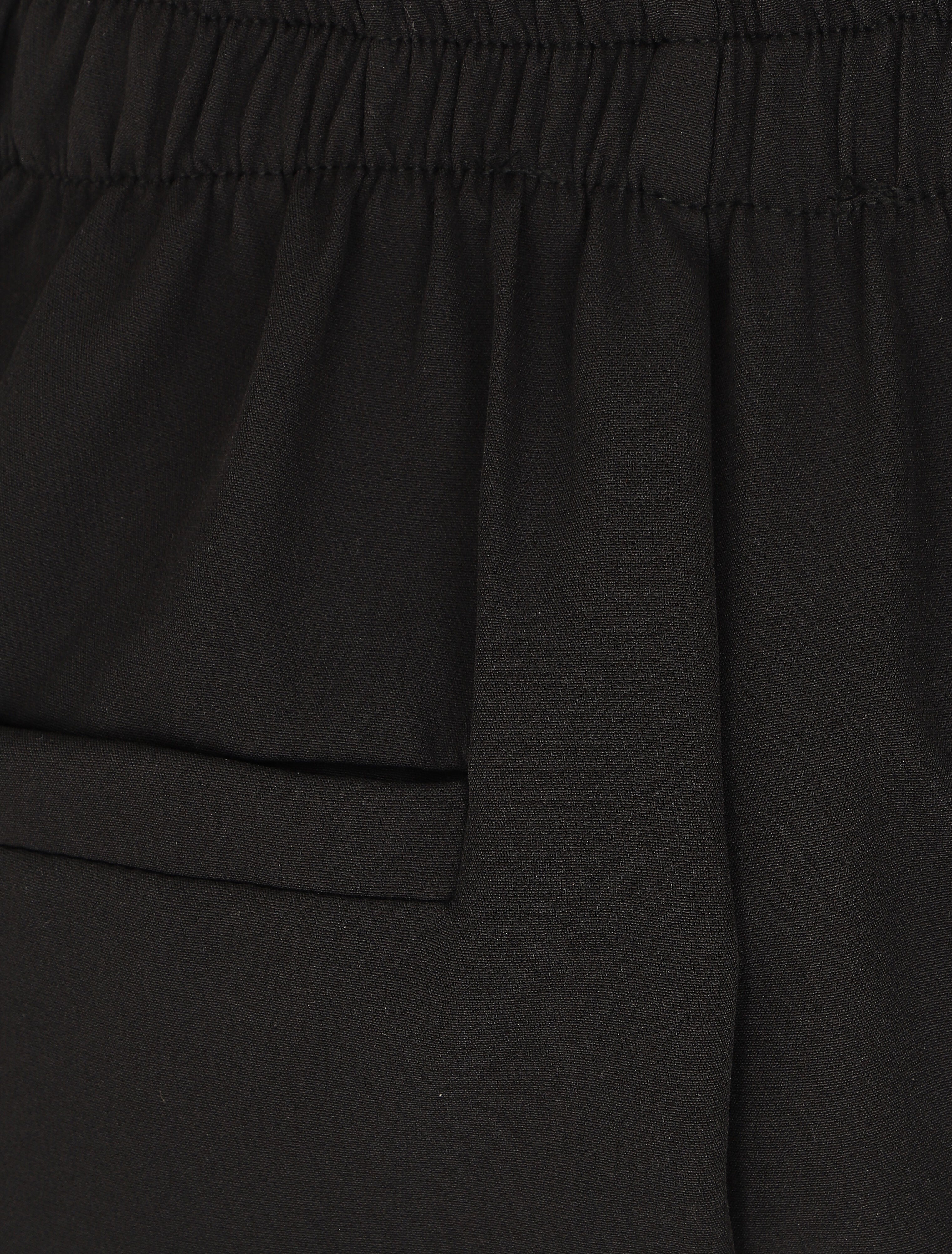 Pantalon slim à boutons stylisés - Noir - 3