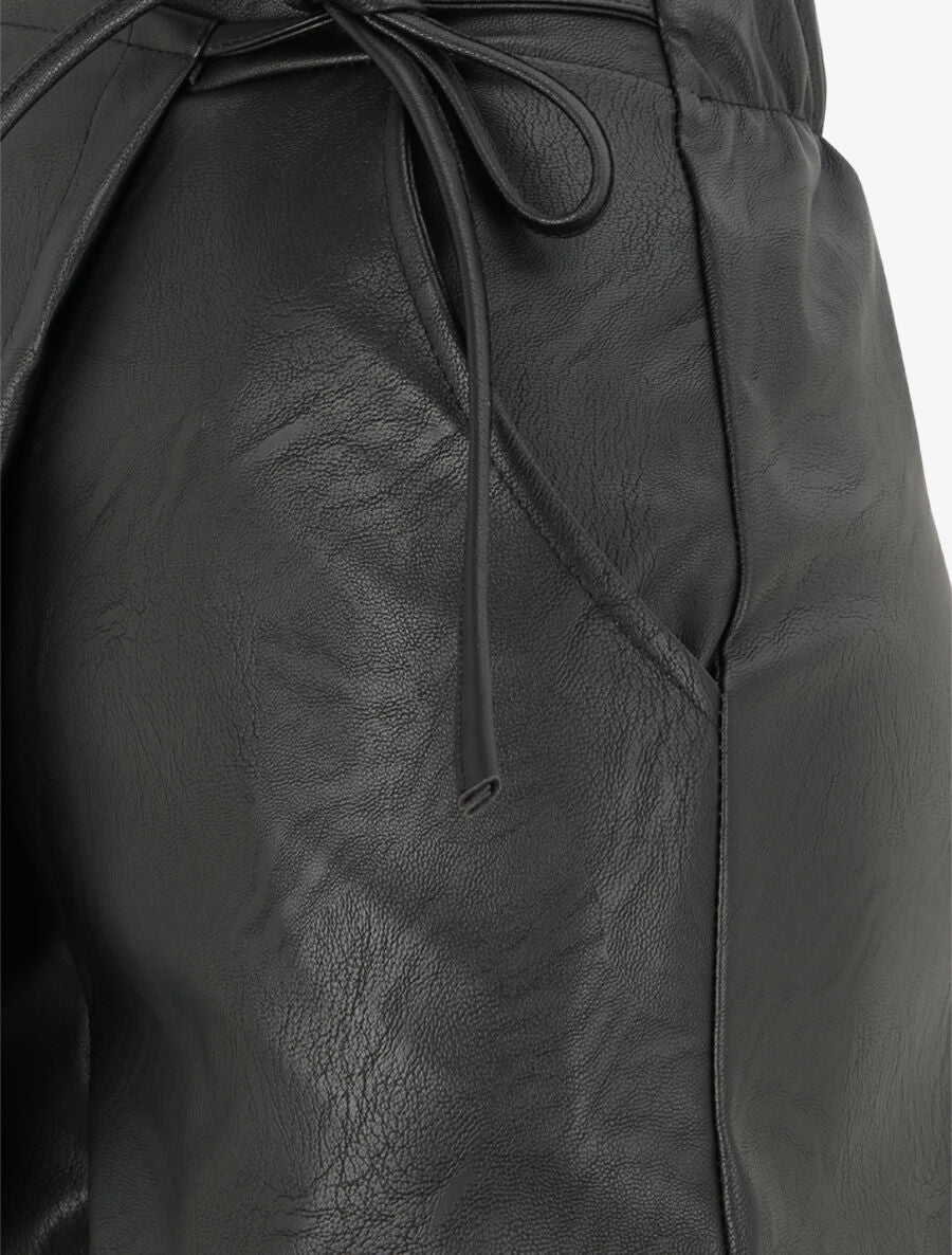 Short en simili style portefeuille - Noir - 3