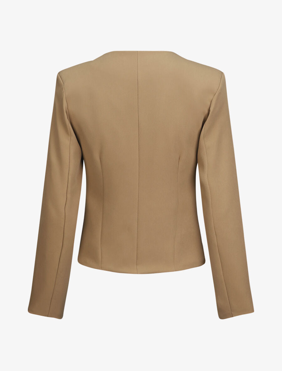 Blazer léger style perfecto - Camel - 2