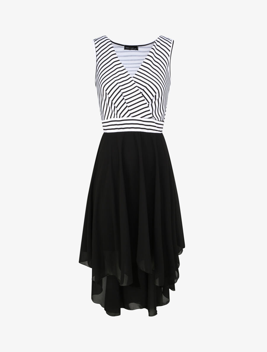Jupe femme asymétrique Retro machaon courte NOIR NOIR - Prêt